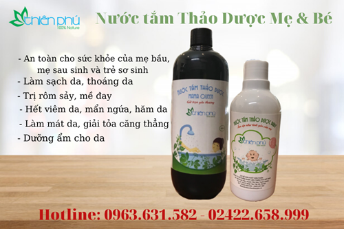  Bộ Nước tắm thảo dược cho mẹ và bé Thiên Phú hoàn toàn từ thảo dược tự nhiên