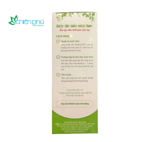 NƯỚC TẮM THẢO DƯỢC BABY Thiên Phú 300ml